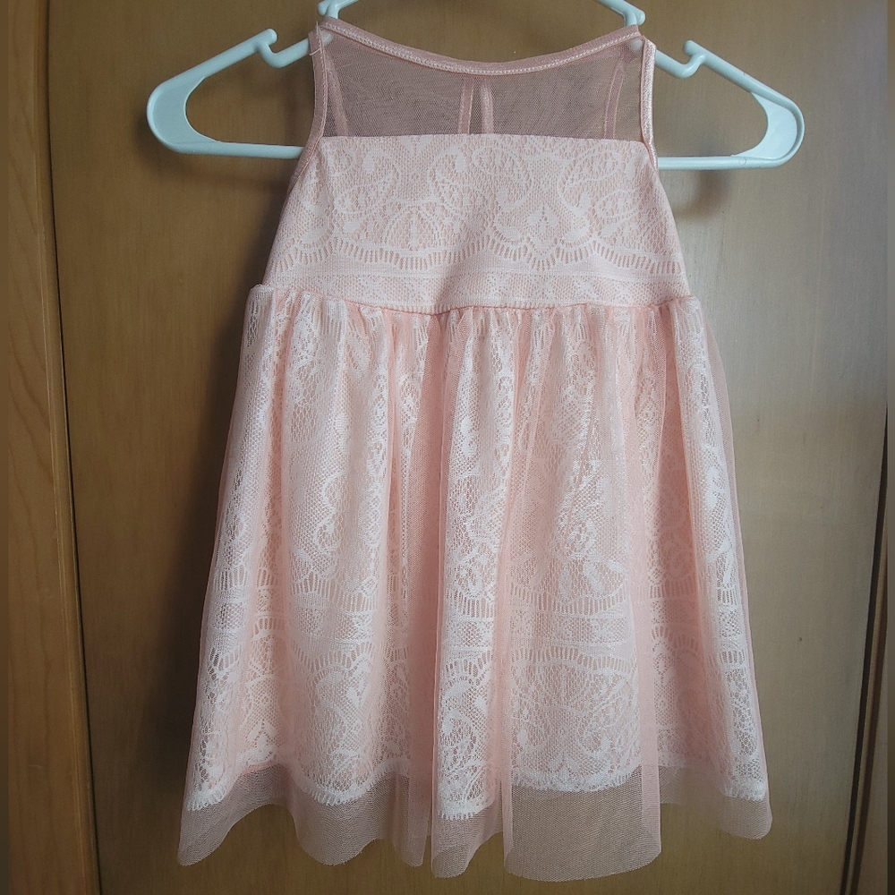 Emerald Sundae Pink Halter Sundress